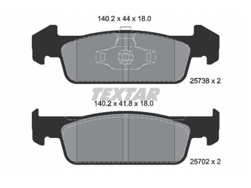 Klocek Hamulcowy Kpl. 2573801
