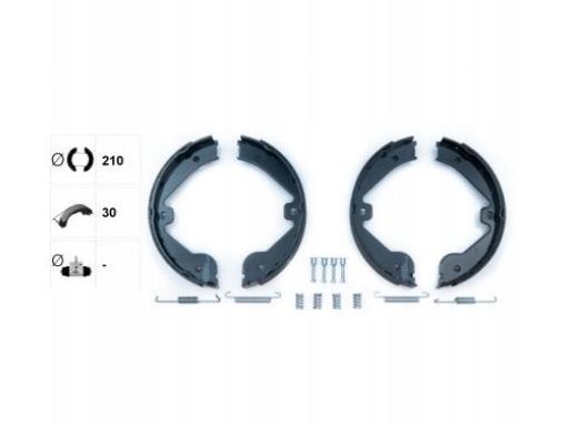 Szczęki Hamulca Postojowego Kpl. 91062400