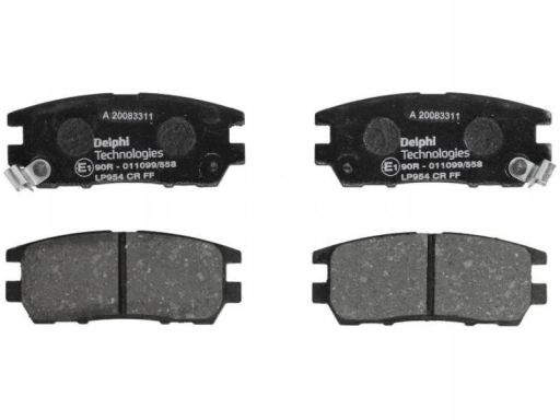 Klocek Hamulcowy Kpl. Lp954