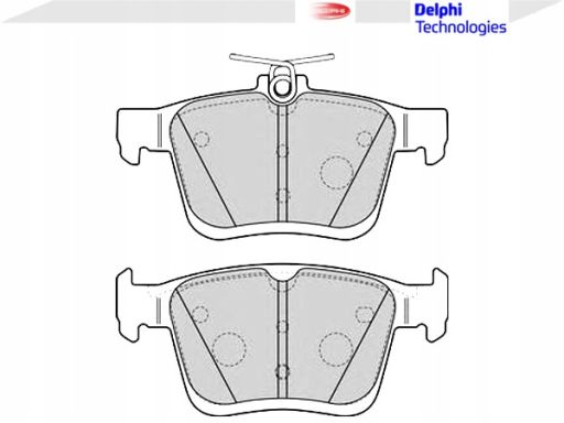 Klocek Hamulcowy Kpl. Lp2490