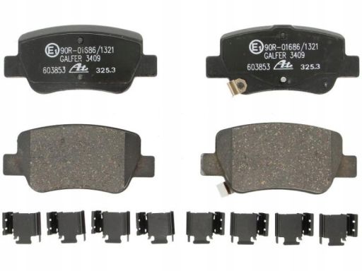 Klocek Hamulcowy Kpl. 13.0460-3853.2