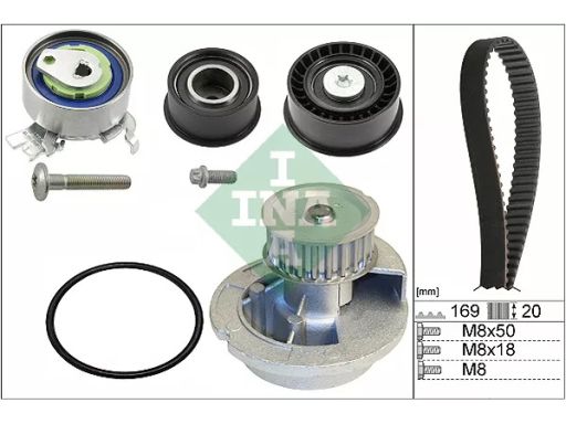 Zestaw Paska Rozrządu + Pompa Cieczy Chł 530 0078 31