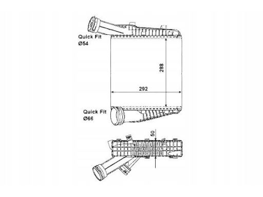 Chłodnica Powietrza Doładowującego 30198