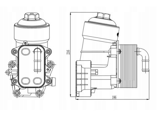Chłodnica Oleju 31838