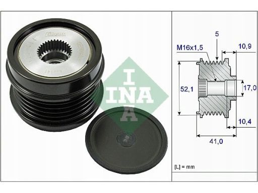 Sprzęgło Jednokierunkowe Alternatora 535 0272 10