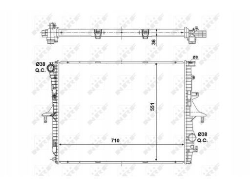 Chłodnica Silnika 53798