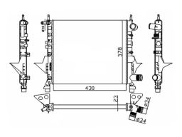 Chłodnica Silnika 529513
