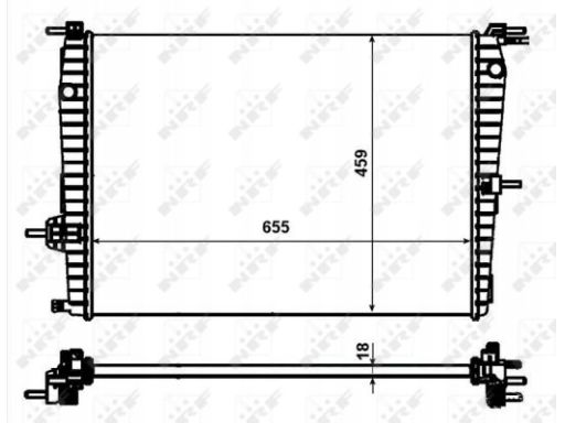 Chłodnica Silnika 53011
