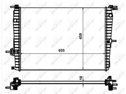 Chłodnica Silnika 53011
