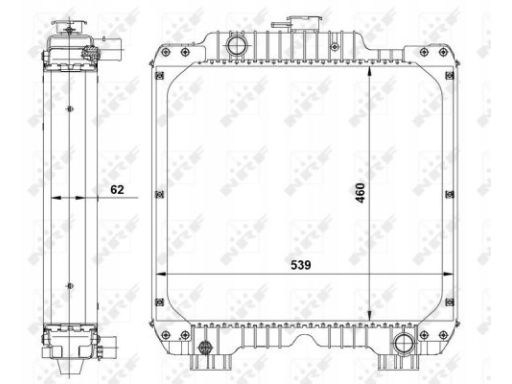 Chłodnica Silnika 54069