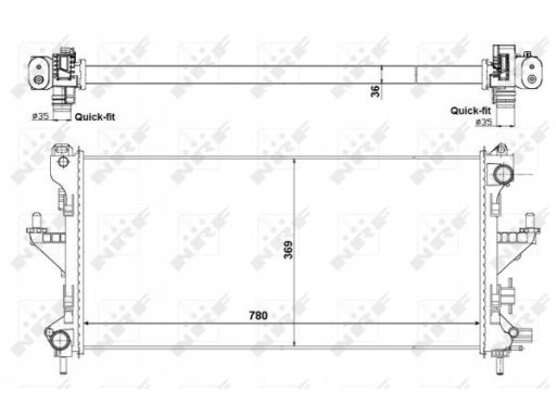 Chłodnica Silnika 53199