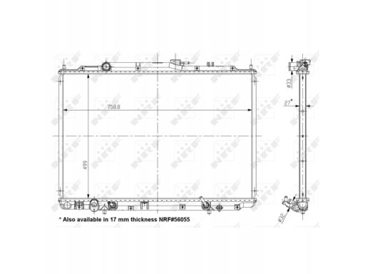 Chłodnica Silnika 56053