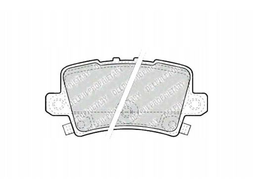 Klocek Hamulcowy Kpl. Lp1971