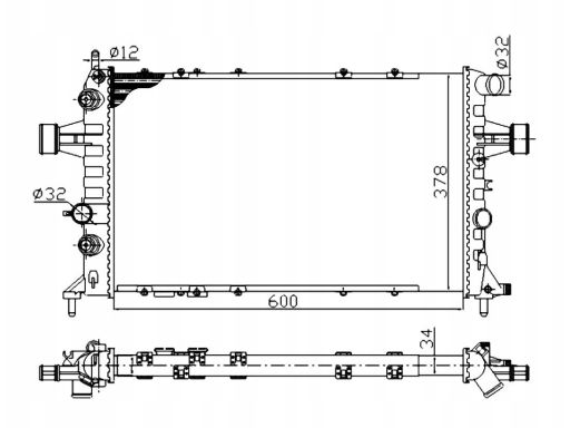 Chłodnica Silnika 58178A