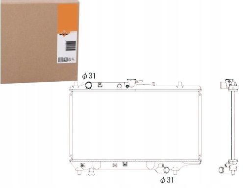 Chłodnica Silnika 53322