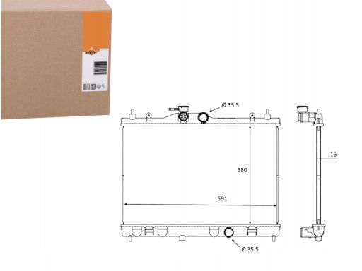 Chłodnica Silnika 58236