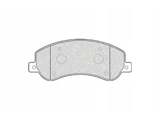 Klocek Hamulcowy Kpl. Lp2257