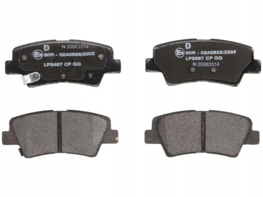 Klocek Hamulcowy Kpl. Lp3587