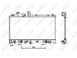 Chłodnica Silnika 53700