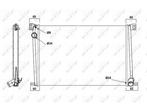 Chłodnica Silnika 58472A