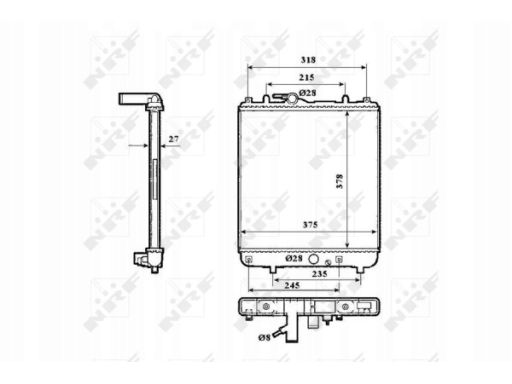 Chłodnica Silnika 53862