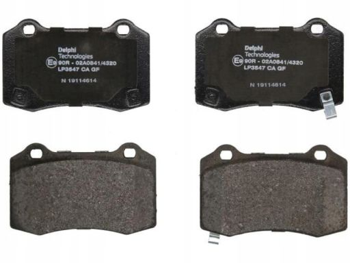 Klocek Hamulcowy Kpl. Lp3547