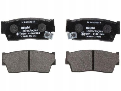 Klocek Hamulcowy Kpl. Lp684