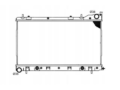 Chłodnica Silnika 53711