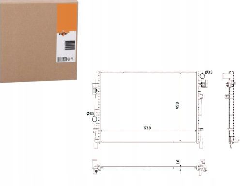 Chłodnica Silnika 53901