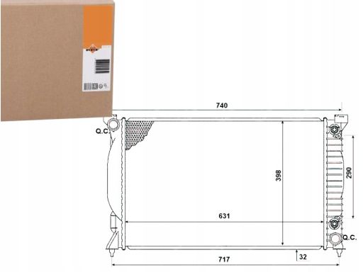 Chłodnica Silnika 53958