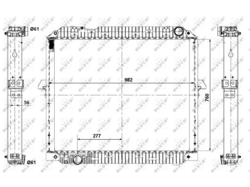 Chłodnica Silnika 56073