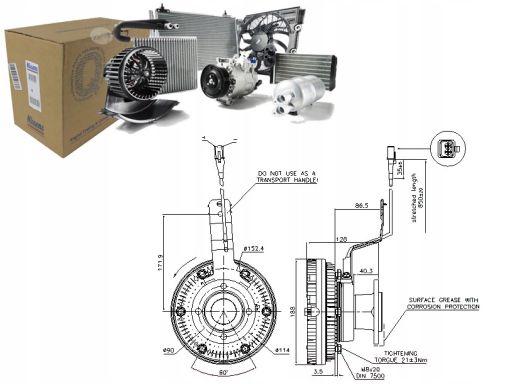 Sprzęgło Wentylatora Chodnicy 86039