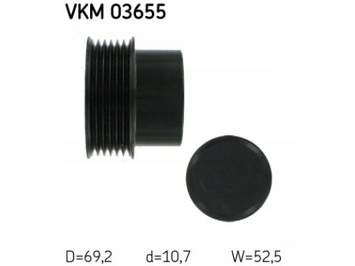 Sprzęgło Jednokierunkowe Alternatora Vkm 03655