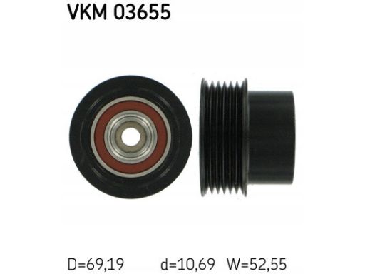 Sprzęgło Jednokierunkowe Alternatora Vkm 03655