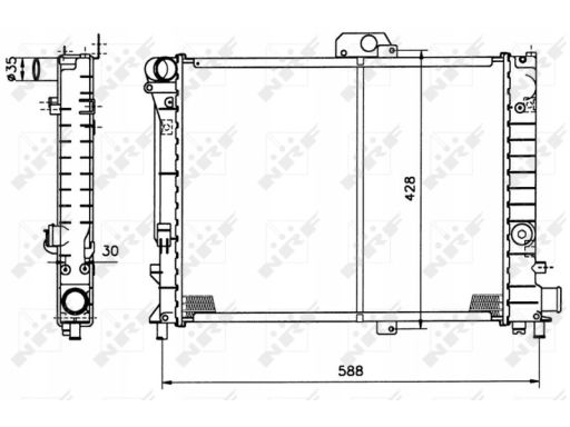 Chłodnica Silnika 504140
