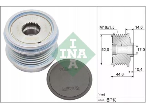 Sprzęgło Jednokierunkowe Alternatora 535 0343 10