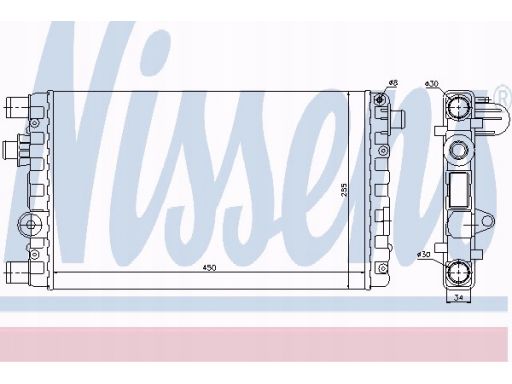 Chłodnica Silnika 61785