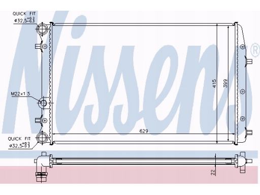Chłodnica Silnika 652711