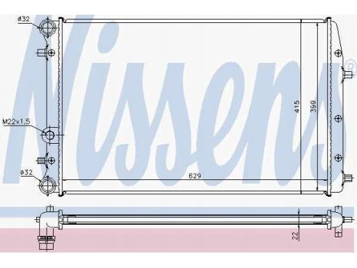 Chłodnica Silnika 652711