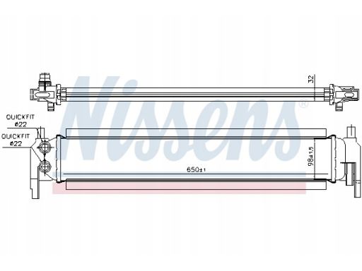 Chłodnica Powietrza Doładowującego 65318