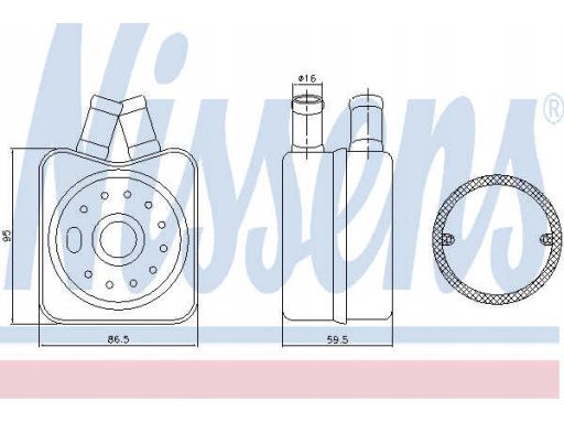 Chłodnica Oleju 90608