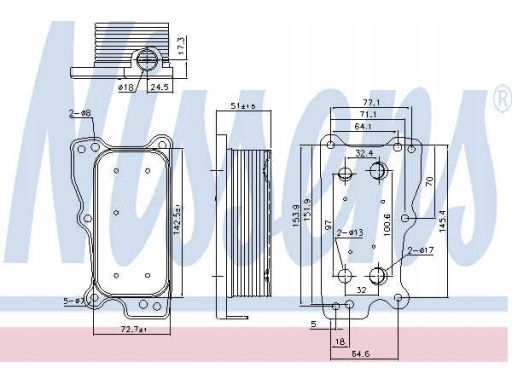 Chłodnica Oleju 90783