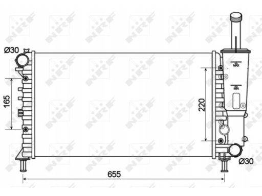 Chłodnica Silnika 53124