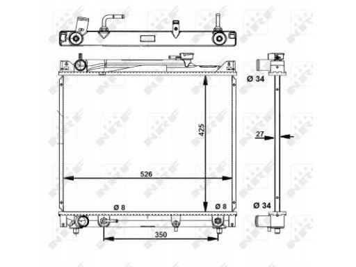 Chłodnica Silnika 53289
