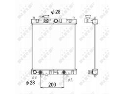 Chłodnica Silnika 53510