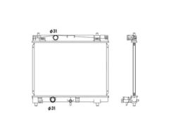 Chłodnica Silnika 53533