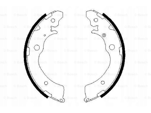 0 986 487 440 Szczęki Hamulcowe Kpl. Bosch