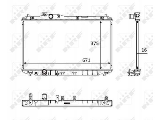 Chłodnica Silnika 58537