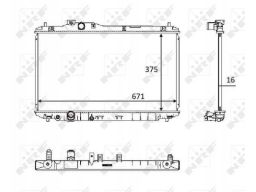 Chłodnica Silnika 58537