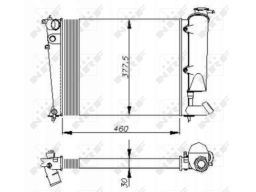 Chłodnica Silnika 58823